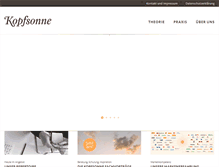 Tablet Screenshot of kopfsonne.de